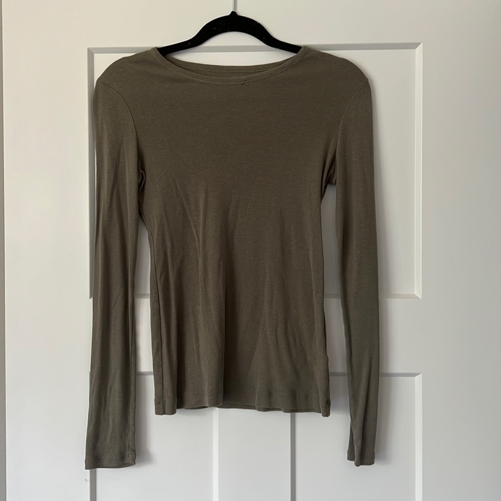 Army green top